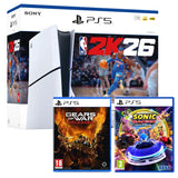 PlayStation 5 Console NBA2K26 Bundle with Gears of War Reloaded and Sonic Racing Crossworlds (PS5)