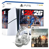 PlayStation 5 Console NBA2K26 Bundle with Battlefield 6 and Turtle Beach Stealth 500 Headset (PS5)