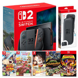 Nintendo Switch 2 Console with Mario Kart World, Donkey Kong Bananza, Carrying Case and 4 more games