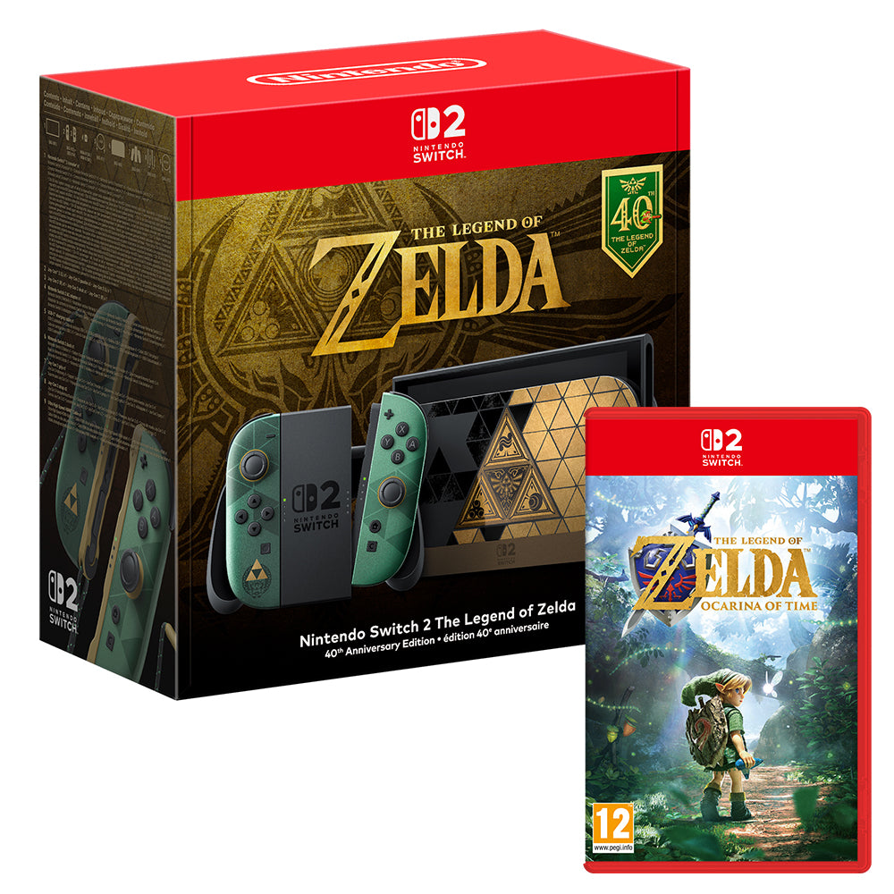 Nintendo Switch 2: The Legend of Zelda 40th Anniversary Console with Ocarina of Time (Switch 2)